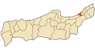Localisation de Bouharoun