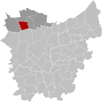 Localisation de Eeklo