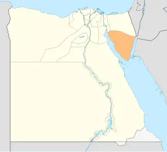 Localisation de Gouvernorat du Sinaï Sud