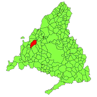 Localisation de L'Escurial