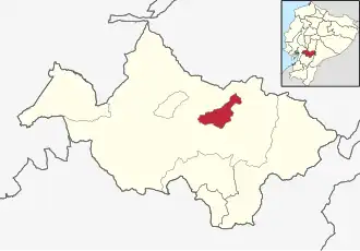 Localisation de Canton d'El Tambo