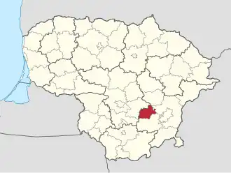 Localisation de Municipalité d'Elektrėnai