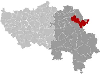 Localisation de Eupen