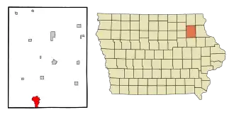 Localisation de Oelwein