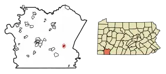 Localisation de Ohiopyle