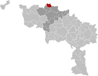 Localisation de Flobecq