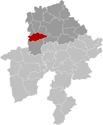 Localisation de Fosses-la-Ville