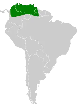 Description de l'image Glossophaga longirostris map.svg.