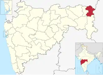 Localisation de District de Gondiya
