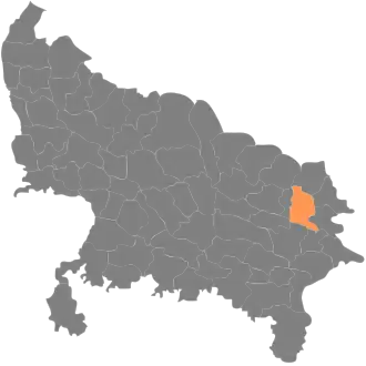 Localisation de District de Gorakhpur गोरखपुर ज़िला