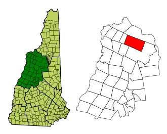 Localisation de Franconia