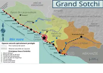 Localisation de Raïon de Khosta