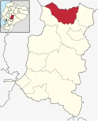 Localisation de Canton de Guano