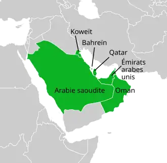 Carte de l'organisation