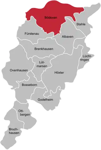 Localisation de Bödexen