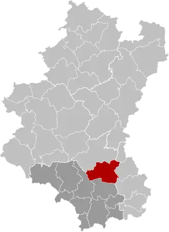 Localisation de Habay