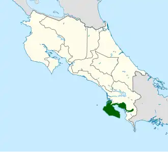 Description de l'image Habia atrimaxillaris map.svg.