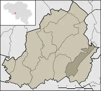 Localisation de Haine-Saint-Paul