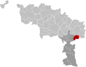 Localisation de Ham-sur-Heure-Nalinnes