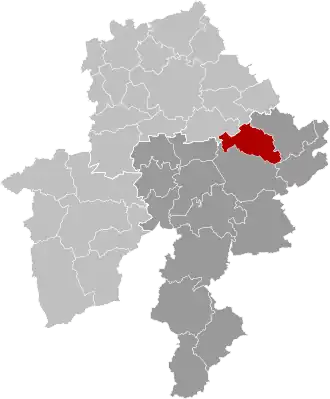 Localisation de Hamois