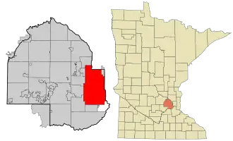 Localisation de Minneapolis