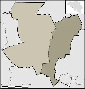 Localisation de Hornu