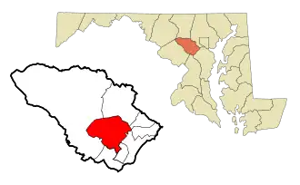 Localisation de Columbia