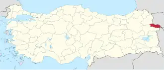 Localisation de Iğdır