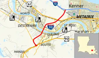 Image illustrative de l’article Interstate 310