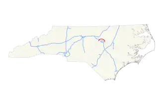 Image illustrative de l’article Interstate 540 (Caroline du Nord)