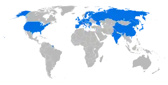 Carte de l'organisation
