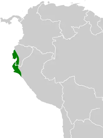 Description de l'image Icterus graceannae map.svg.