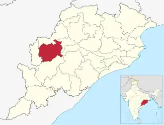 Localisation de District de Balangir