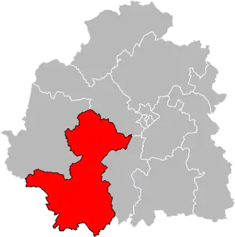 Canton de Saint-Gaultier