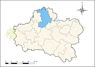Localisation de Communauté de communes du Pithiverais