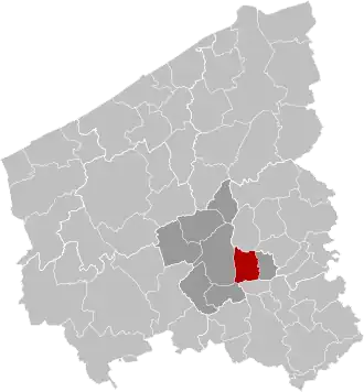 Localisation de Iseghem