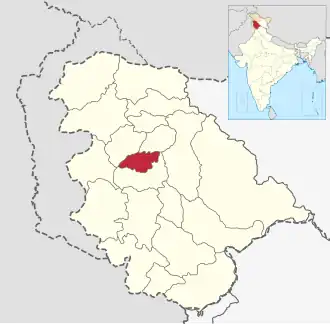 Localisation de District de Shopianضلع شوپیاں