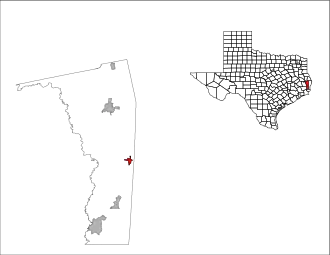 Localisation de Kirbyville