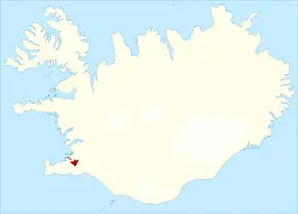 Localisation de Kópavogsbær