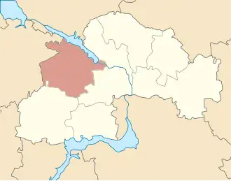 Localisation de Raïon de Kamianske