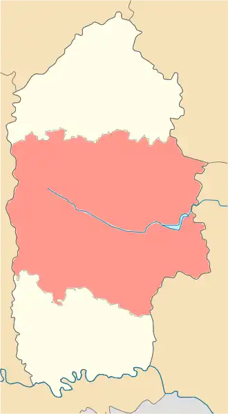 Localisation de Raïon de Khmelnytskyï