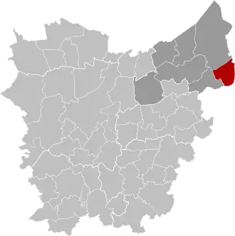 Localisation de Kruibeke