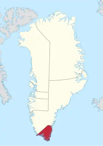 Localisation de Kujalleq