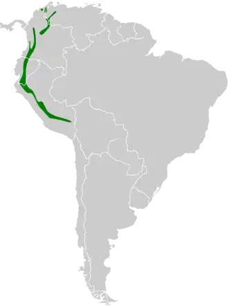 Description de l'image Lafresnaya lafresnayi map.svg.