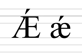 Image illustrative de l’article Ǽ