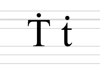 Image illustrative de l’article Ṫ