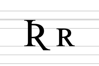 Image illustrative de l’article Ʀ