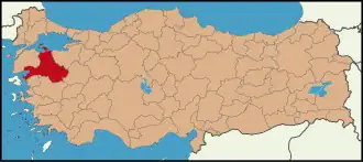 Localisation de Balıkesir