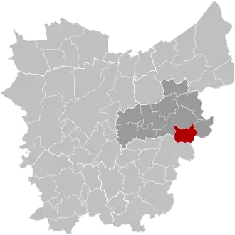 Localisation de Lebbeke