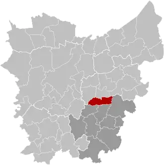 Localisation de Lede